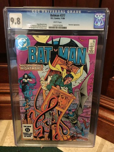 Batman #377 cgc 9.8 nm/mt nocturna app hannigan cover (id 3167)