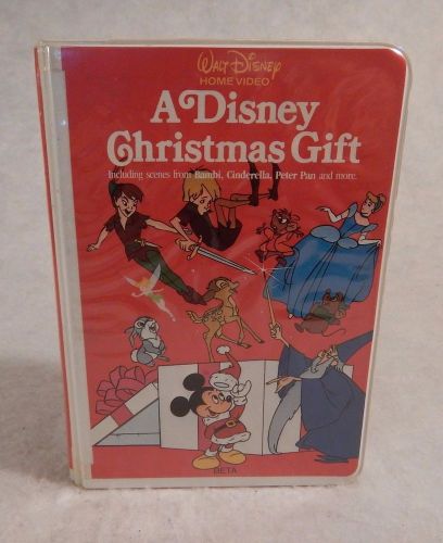 A Disney Christmas Gift Walt Disney Beta Betamax Rare