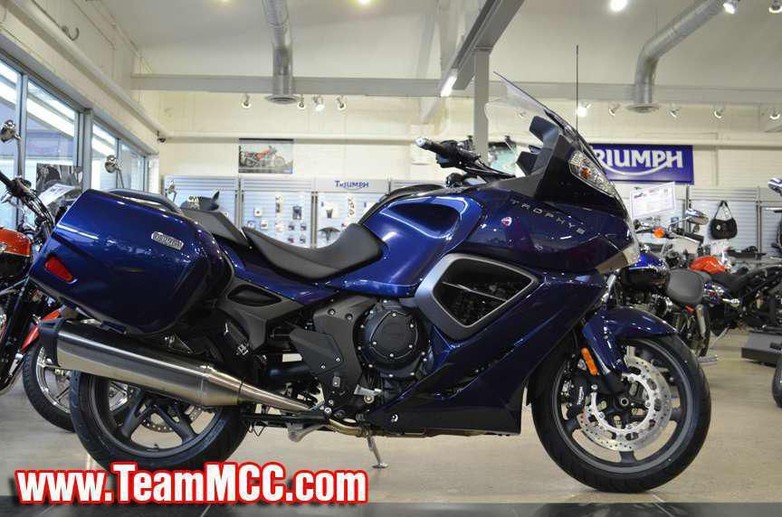 2013 triumph trophy se - pacific blue  sport touring 