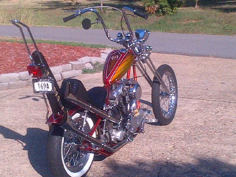 Harley davidson shovelhead custom chopper