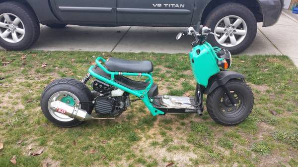 09 Honda ruckus custom 50cc scooter