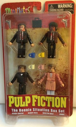 Pulp Fiction Minimates The Bonnie Situation Vincent,Jules,Jimmie,Winston Wolf