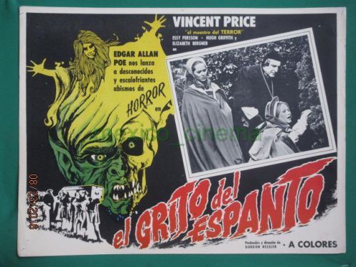 Cry of the banshee horror skull monster vincent price spanish mexico lobby card