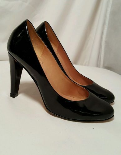 J  vincent (made in brazil) black patent leather high heel pump 7 m $150.00 !!!