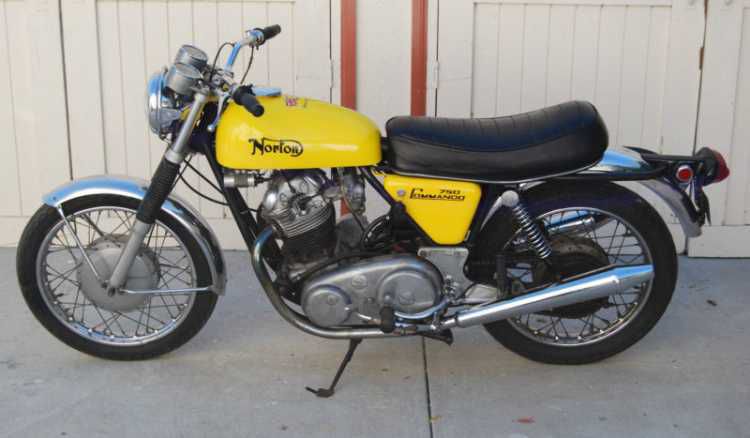 1969 Norton Commando Isolastic frame enabled Norton Villiers