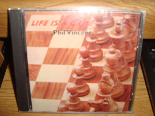 PHIL VINCENT + LIFE IS A GAME + CD + NEW &amp; SEALED + AOR 14 TRACKS 1997