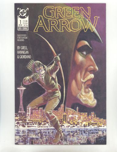 Green Arrow (1988) #1 NM- Grell, Hannigan, Giordano
