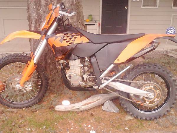 09 ktm 400 xcw