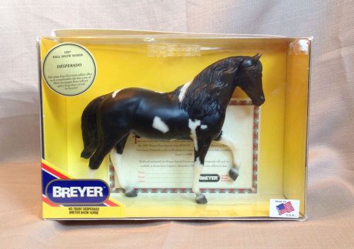 Breyer desperado 1997 fall show horse on el pastor mold w/coa and box