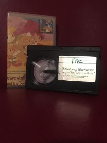 Vtg BETAMAX BETA 1984 Tape Strawberry Shortcake and the Baby Without a Name