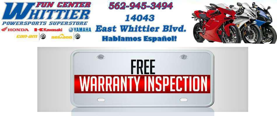2013 Honda Free Warranty Inspection Standard 