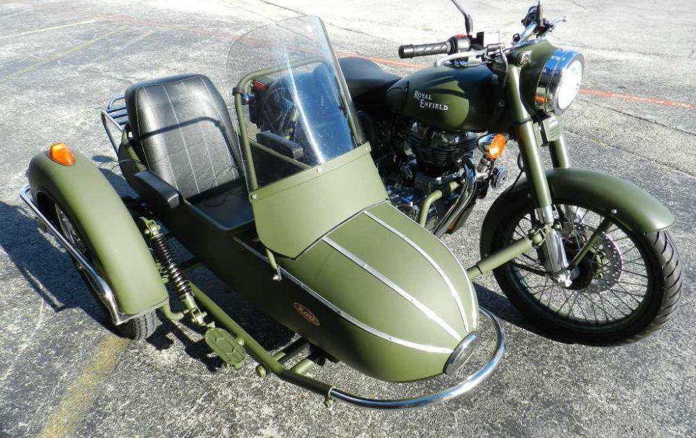 2014 Royal Enfield C5 Army with sidecar Standard 