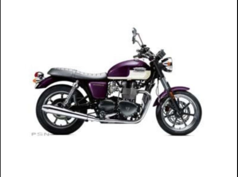 2013 Triumph Bonneville - Imperial Purple / Fusion Wh 