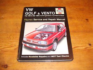 Volkswagen Golf &amp; Vento 1992-98 - Ptrl &amp; Dsl - Haynes Service &amp; Repair Manual