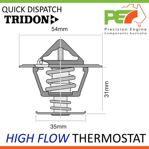 New genuine *tridon* high flow thermostat for volkswagen transporter vento t4 gl