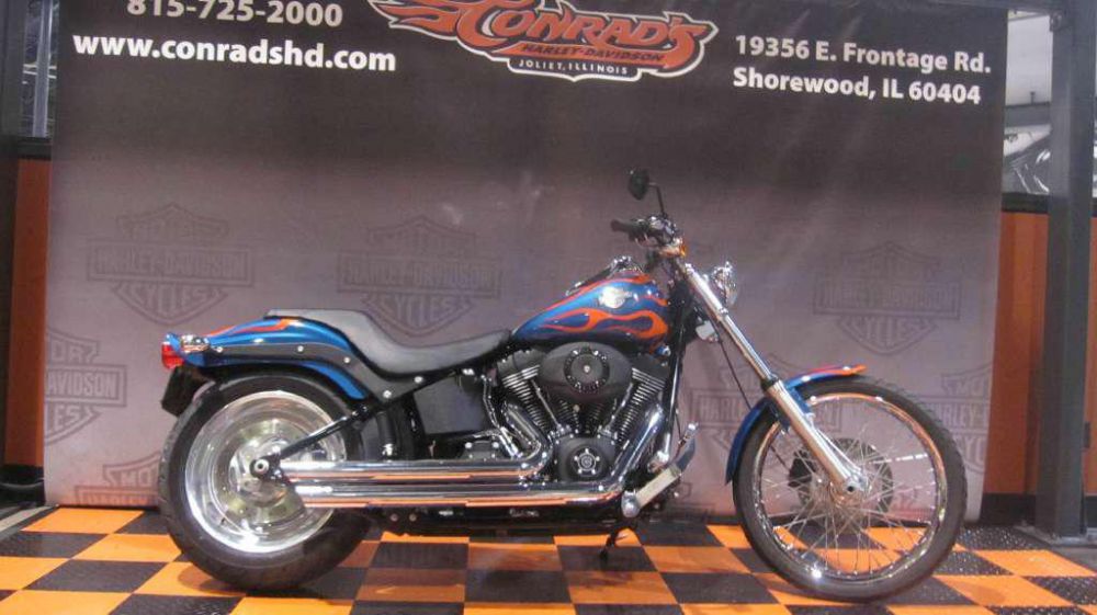 2009 harley-davidson fxstb softail night train  cruiser 