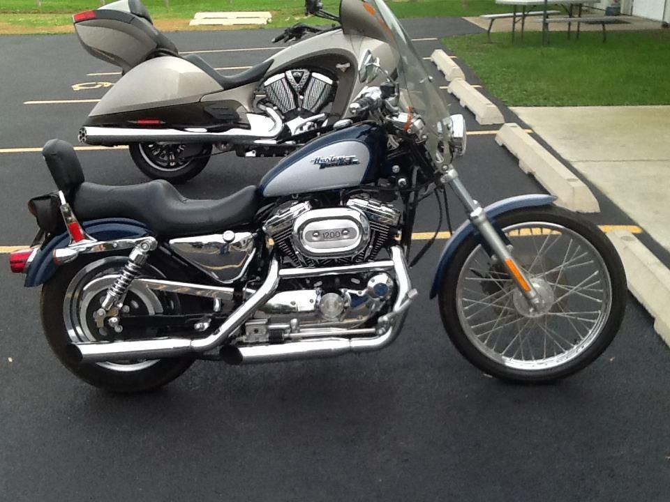 2002 harley-davidson xl 1200c sportster 1200 custom  cruiser 