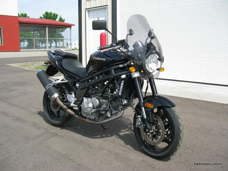 2008 hyosung gt650 comet sportbike 