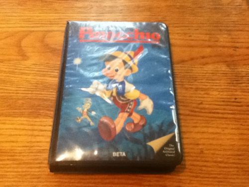 Walt disney pinocchio beta movie betamax