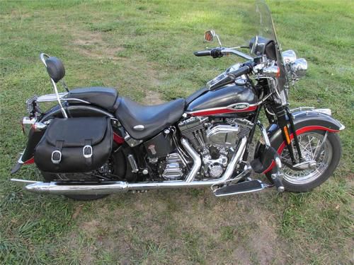 2005 FLHSTSCI Harley Davidson Softail Springer Classic Black Pearl w/ red silver
