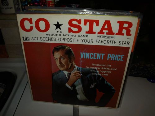 Co star --- vincent price film tie-in spoken word vinyl album