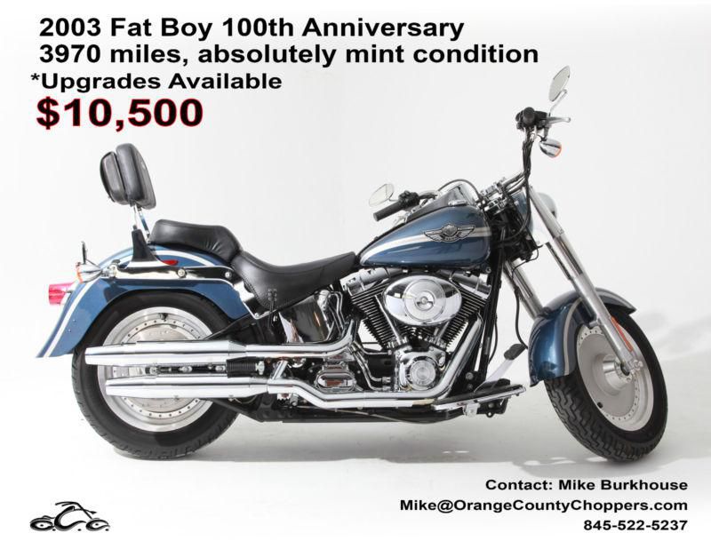 2003 Fat Boy 100th Anniversary edition