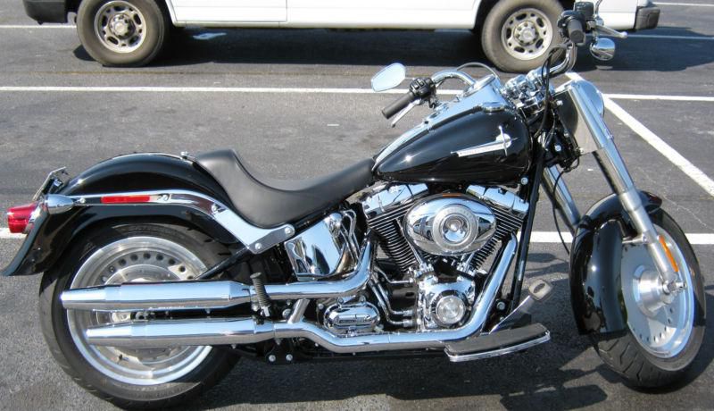 2009 Black, HD Fatboy, stock, 6 speed, under 3,500 miles. One owner.
