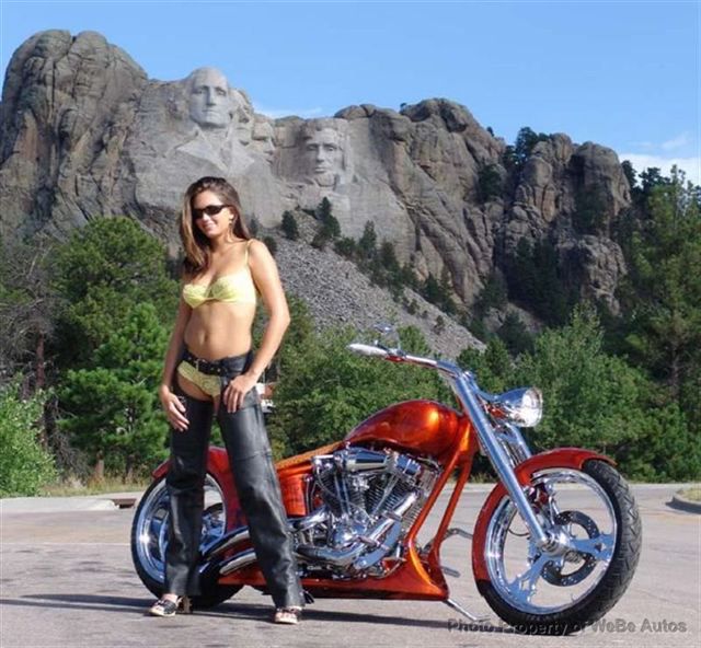 2002 Orange Harley Davidson Fatboy