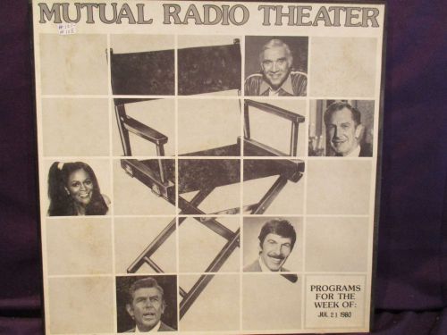 Vincent Price Mutual Radio Theater 5 LP Set Jul 21 1980