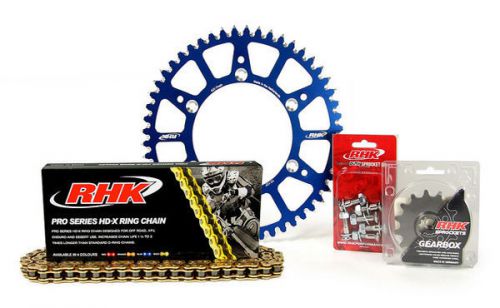 Husaberg fe570 rhk o ring chain &amp; alloy sprocket kit 14/49 gearing 2009 - 2012