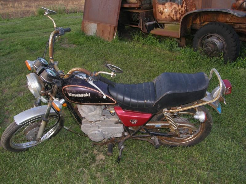 1981 Kawasaki CSR 250 Motorcycle Barn Find 2500 Orig. Miles Project Bike Classic