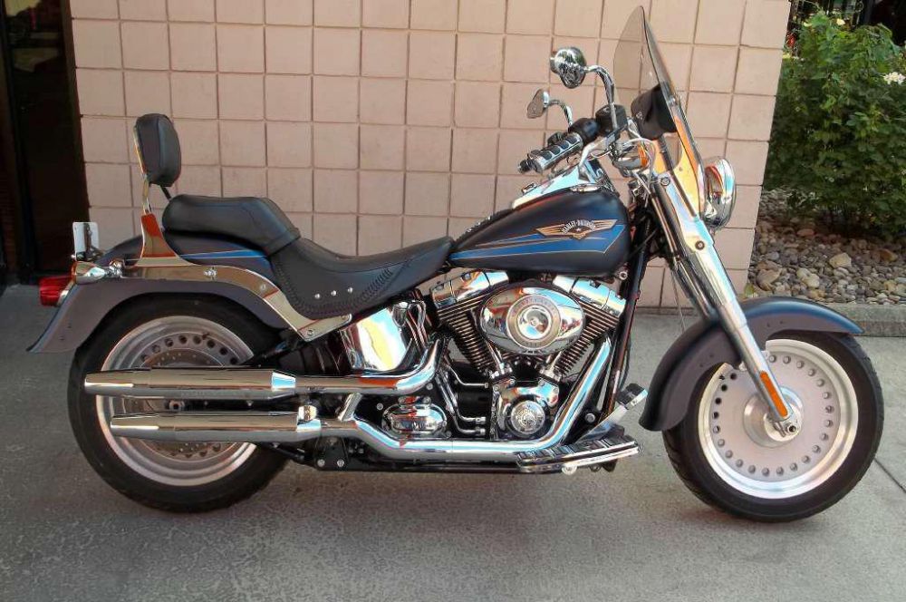 2008 harley-davidson flstf softail fat boy  cruiser 