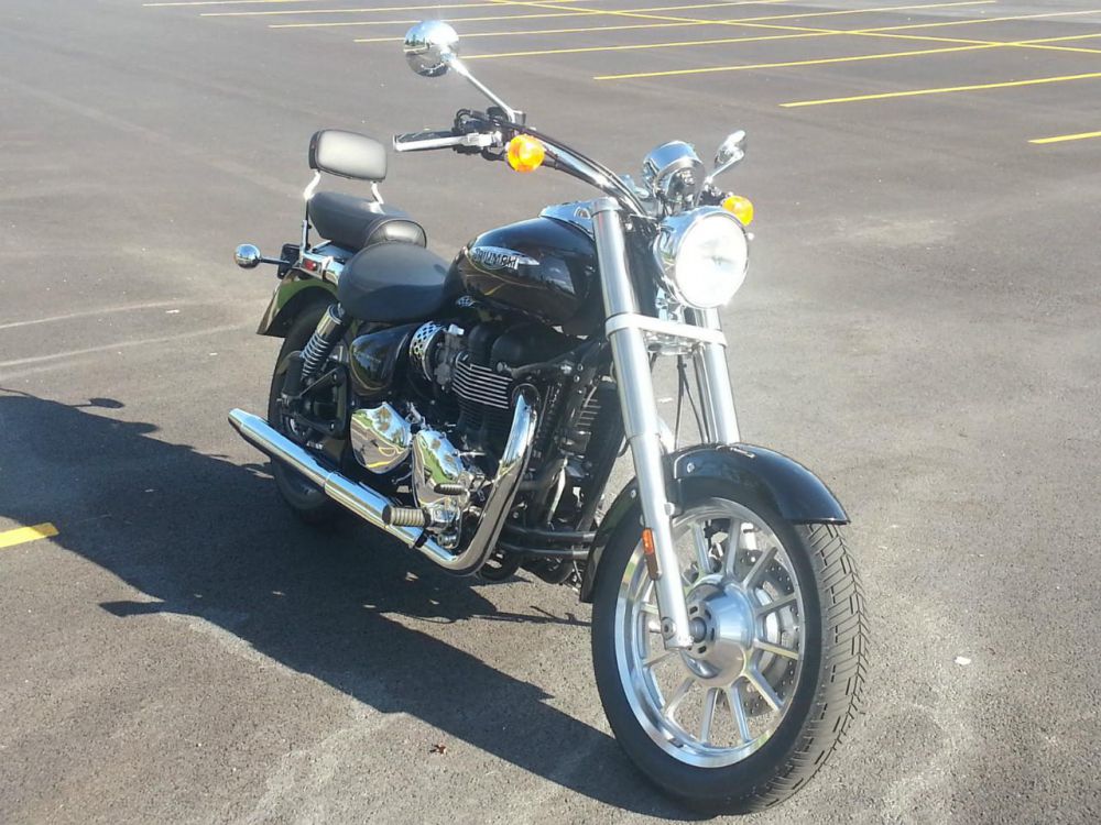 2009 triumph america phantom black cruiser 