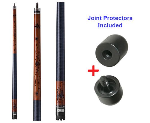 Viper desperado freedom 50-1000 pool cue stick 18-21 oz. &amp; joint protectors