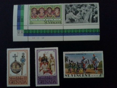Grenada and st. vincent stamps 1970&#039;s