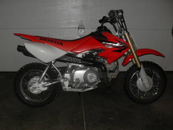 2005 honda crf 50 + training wheels