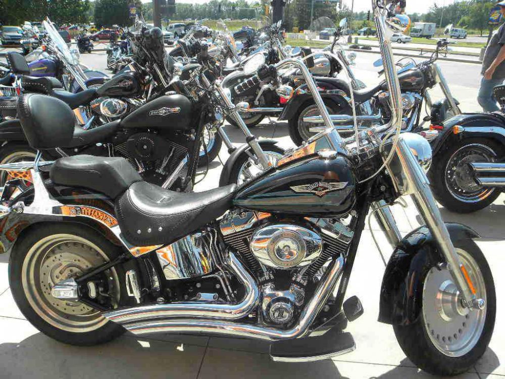 2008 harley-davidson flstf softail fat boy  cruiser 