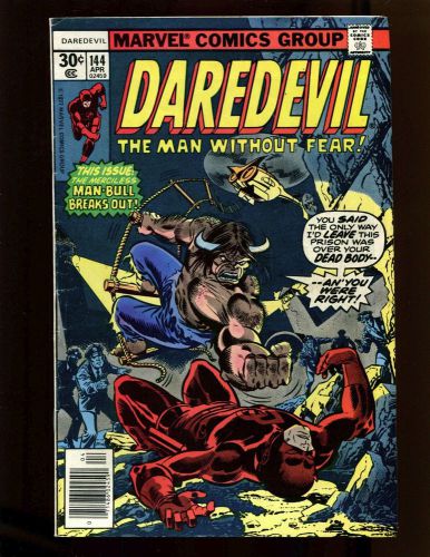 Daredevil #144 VGFN Hannigan Sinnott Elias Man-Bull Owl