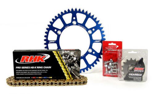 HUSABERG FE450 RHK MX CHAIN &amp; ALLOY SPROCKET KIT 14/50 GEARING 2009 - 2014