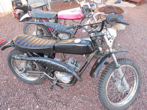 Very rare pair of indian enduro motorcycles