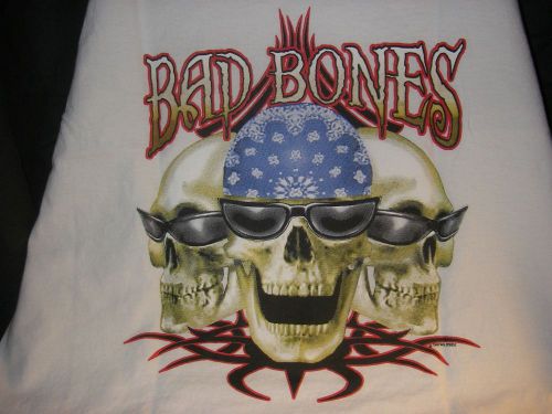 BAD BONES &#034;DESPERADOS&#034; TANK TOP/Muscle SHIRT Three (3) SKULLS in Sunglasses