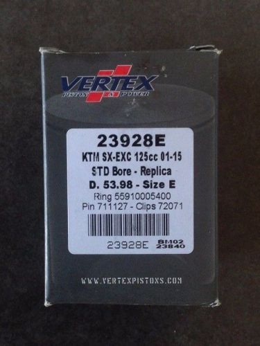 Vertex Piston Kit KTM SX EXC125 01-15,HUSABERG TE125 12-14 23928E