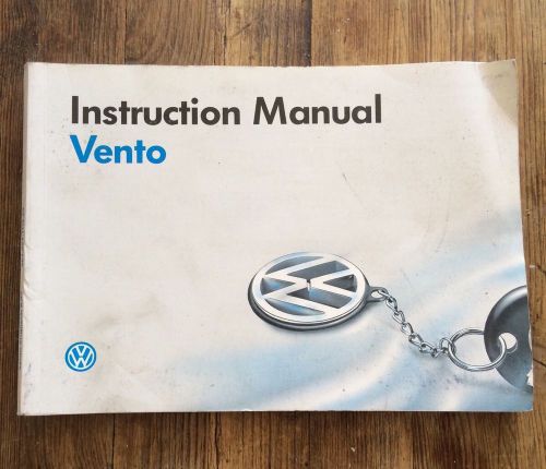Volkswagen vento owners handbook manual