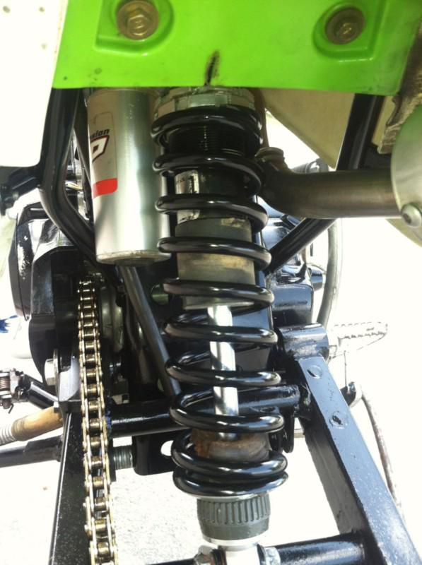 2003 Kawasaki KLX 110 with BBR 160 KTM forks for sale on 2040-motos
