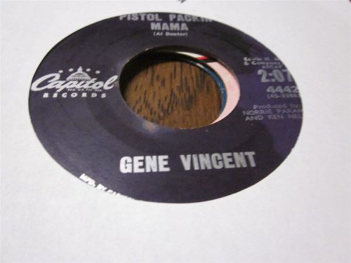 38H M- rockabilly Gene Vincent pistol packin mama Capitol