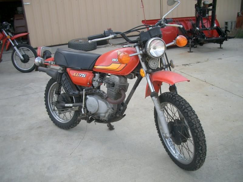 1975 HONDA XL75 ENDURO KILOMETERS