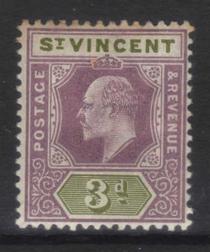 St vincent 1902 definitives sg80 m/m