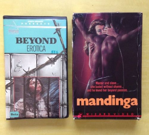 Beta tape lot betamax 2 movies beyond erotica mandinga wizard video prism