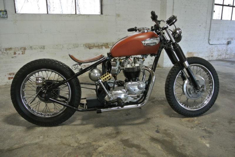 1967 triumph bonnivlle bobber .... custom build