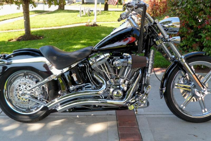 2004 harley davidson softail standard fxt-i black 1550 cc's 95 cubic inches